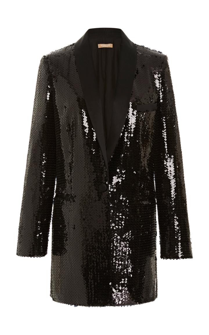 Michael Kors Collection Sequin Boyfriend Blazer