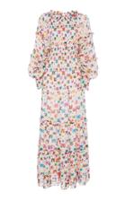 Chufy Iquitos Smocked Broadcloth Maxi Dress