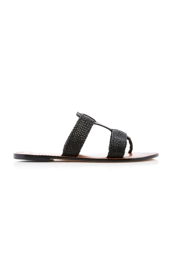 Alexandre Birman Woven Leather Sandals