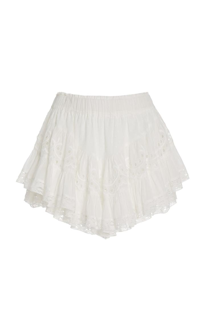 Moda Operandi Loveshackfancy Briella Broderie Skirt