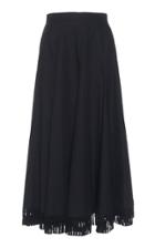 Andrew Gn Tassel Hem Cotton Skirt