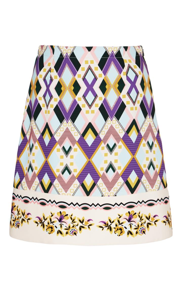 Vivetta Sharja Printed Mini Skirt