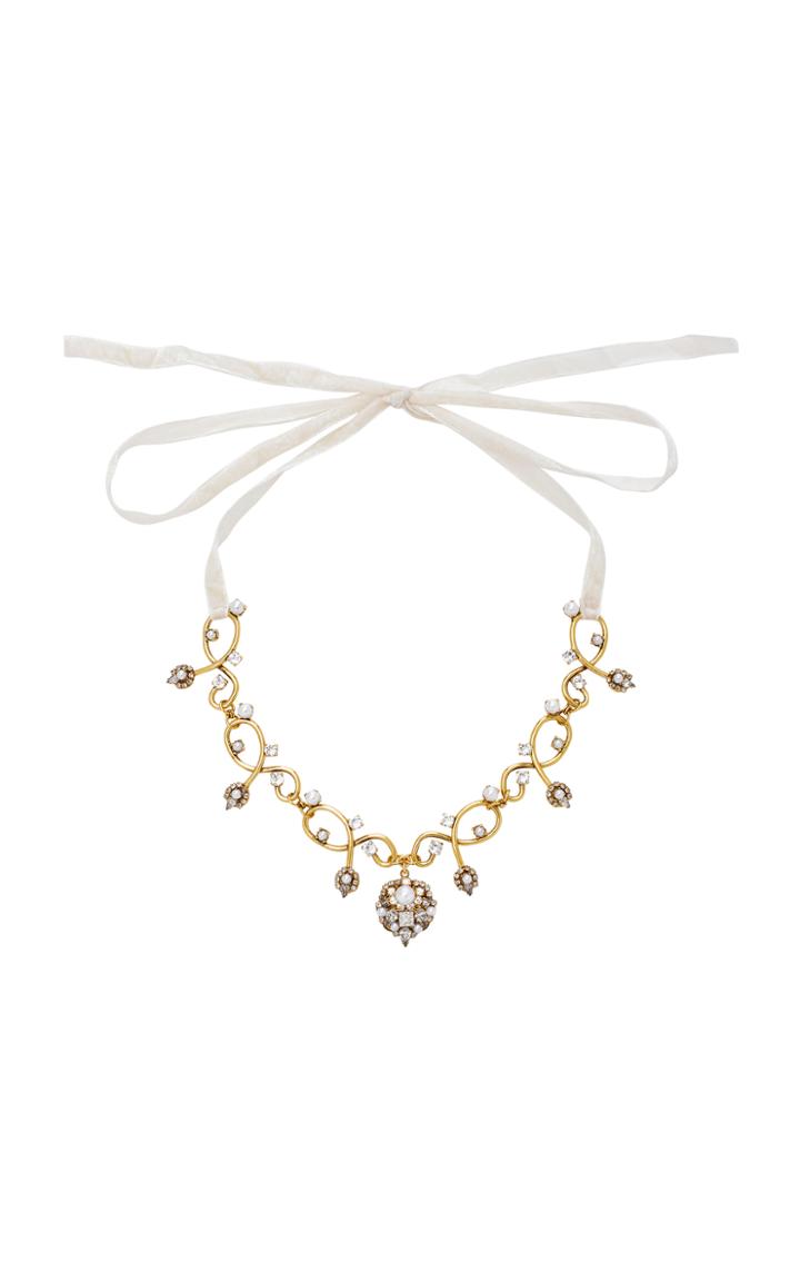 Erickson Beamon My One And Only Crystal And Pearl Necklace