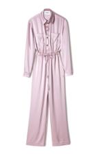 Moda Operandi Nanushka Odella Satin Drawstring Jumpsuit