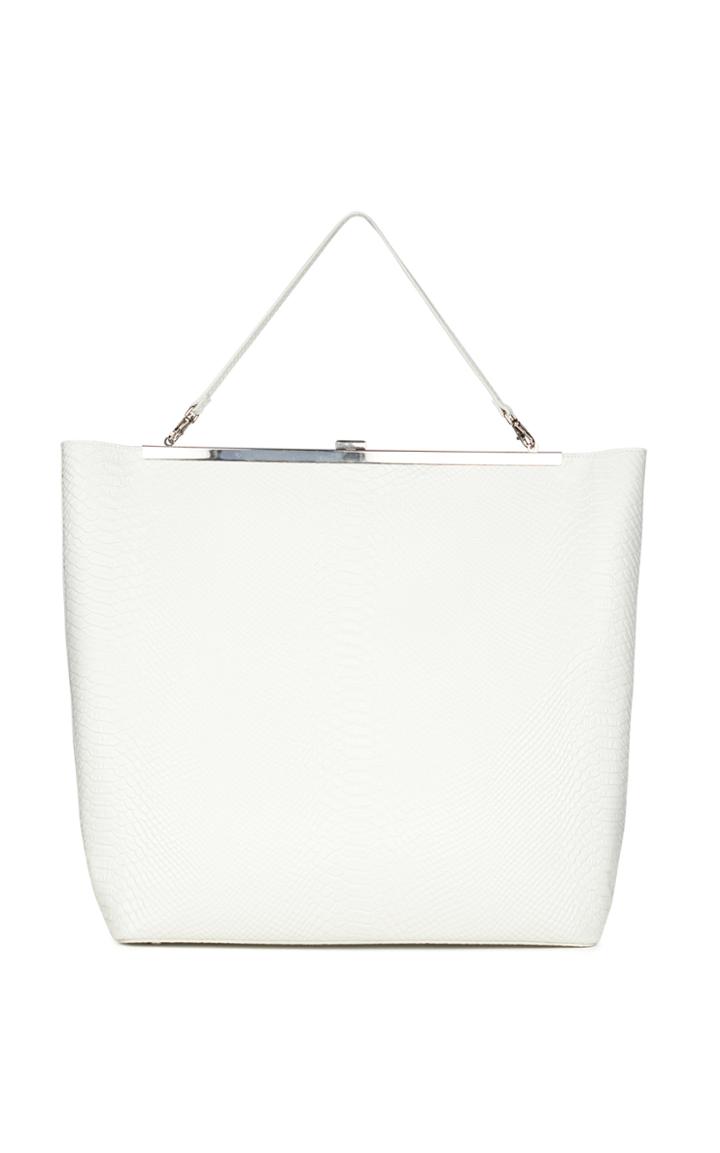 Studio Amelia Snake-effect Leather Bag