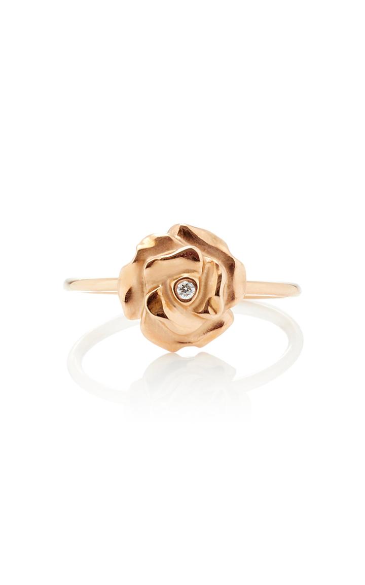 Brent Neale Single Rose Band Ring