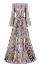 Moda Operandi Raisa Vanessa Pleated Chiffon Maxi Dress