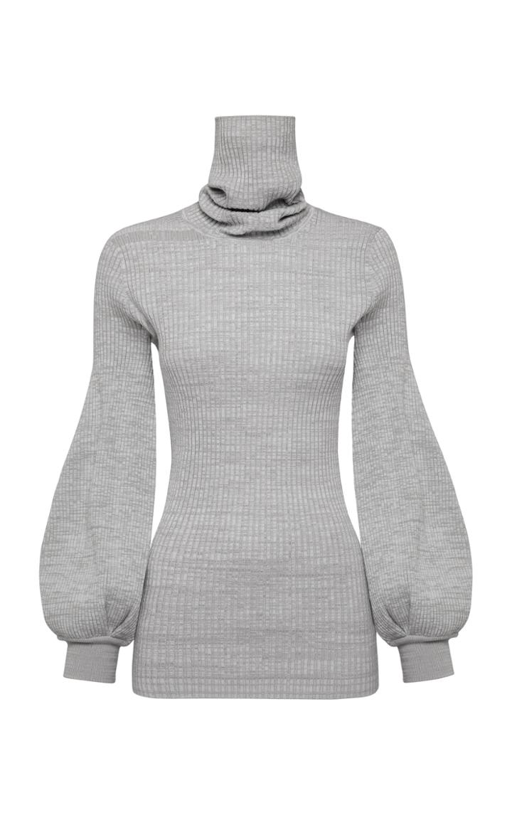 Moda Operandi Anna Quan Yara Bishop-sleeve Ribbed-knit Cotton Top
