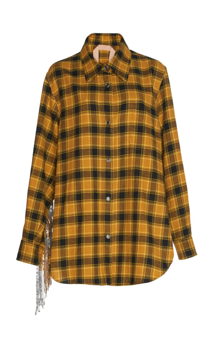 N 21 N&deg;21 Lippo Tartan Flannel Shirt
