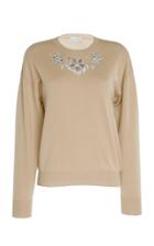 Paco Rabanne Embroidered Crew Neck Sweater