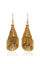 Moda Operandi Stephen Russell 15k Gold Etruscan Style Earrings