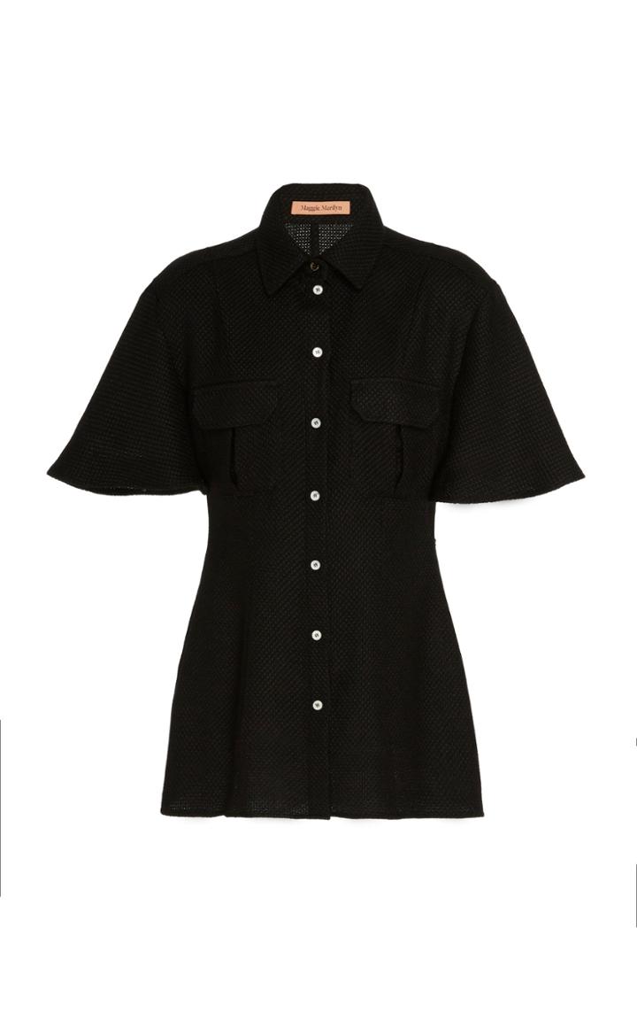 Moda Operandi Maggie Marilyn Lead The Charge Boucle Shirt Size: 8