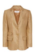 Max Mara Sava Metallic Linen-silk Jacket