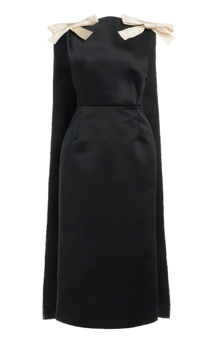 Moda Operandi Giambattista Valli Bow-embellished Satin Dress