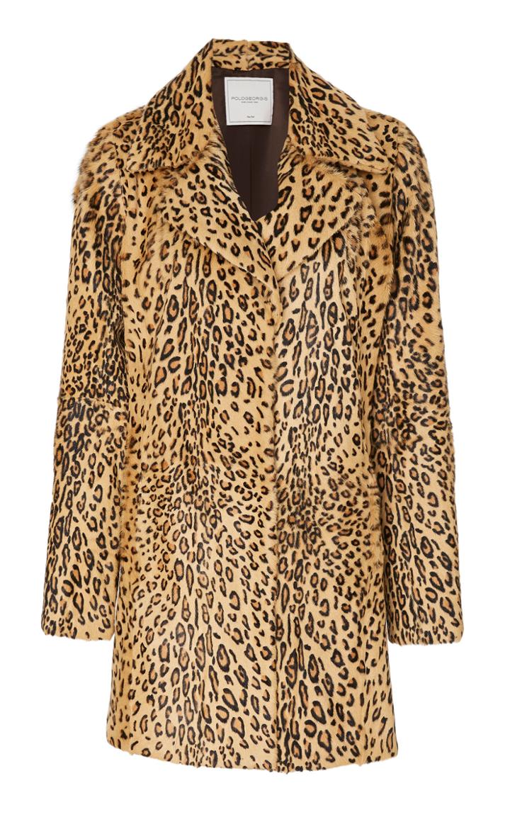 Pologeorgis Constance Leopard Coat