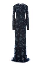 Ralph Lauren Beaded Hamlin Evening Dress