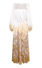 Adriana Iglesias Creek Off The Shoulder Dress