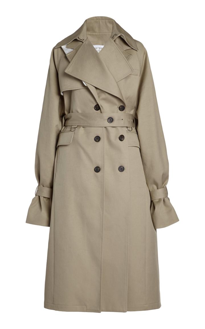 Moda Operandi Peter Do Oversized Convertible Cotton Trench Coat