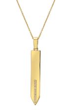 Moda Operandi Dru. 14k Yellow Gold Pav Point Necklace
