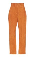Alberta Ferretti Heavy Suede Trouser