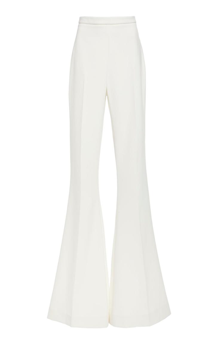Christian Siriano High Waist Crepe Trousers