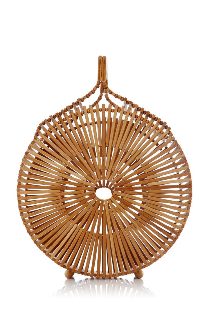 Cult Gaia Zaha Natural Bamboo Bag