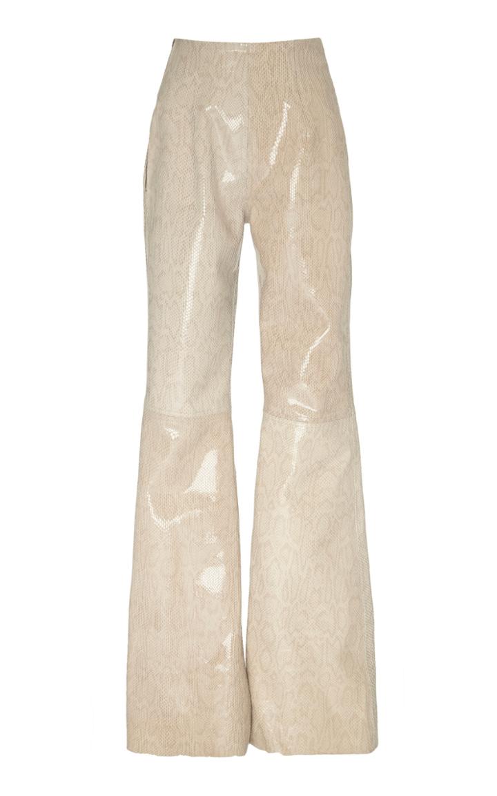 16arlington Clint Flared Snakeskin Pants