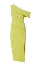 Cushnie Et Ochs Tatiana One Shoulder Cutout Dress