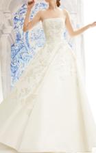 Carolina Herrera Ivette Strapless Silk Ballgown With Degrade Floral Embroidery