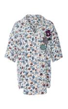 Adam Lippes Floral Bowling Shirt