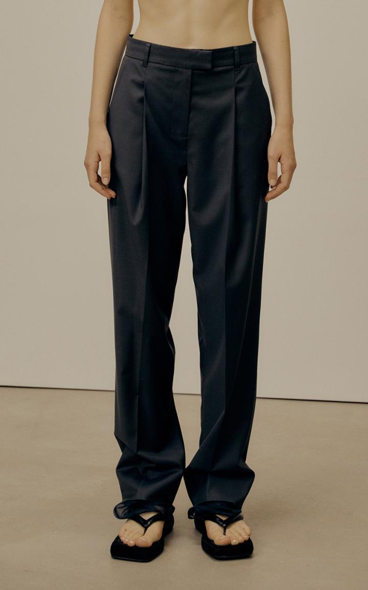 Moda Operandi Low Classic Layered Organza And Wool-blend Trousers