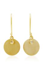 Ila Delphine 14k Gold Diamond Earrings