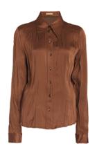 Michael Kors Collection Crushed Button Down Shirt