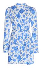 Moda Operandi Andrew Gn Floral-print Silk Dress Size: 34
