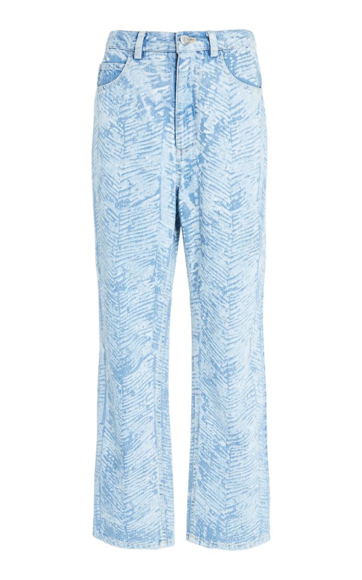 Rachel Comey Norm High Rise Cropped Straight Leg Jean