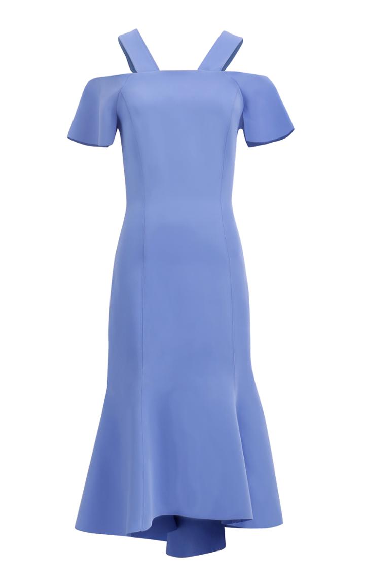Ginger & Smart Carmen Fluted Cold Shoulder Dress