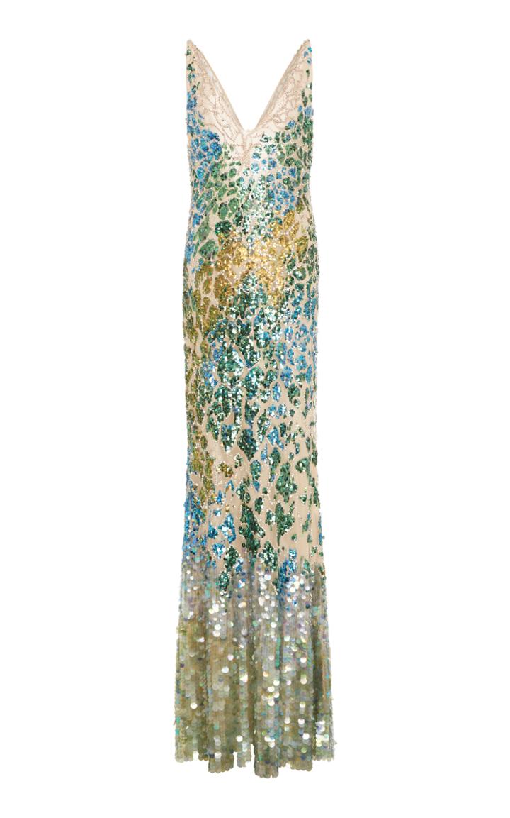 Roberto Cavalli Sequined Gown