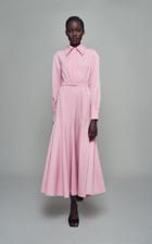Moda Operandi Emilia Wickstead Marion Belted Poplin Shirt Dress