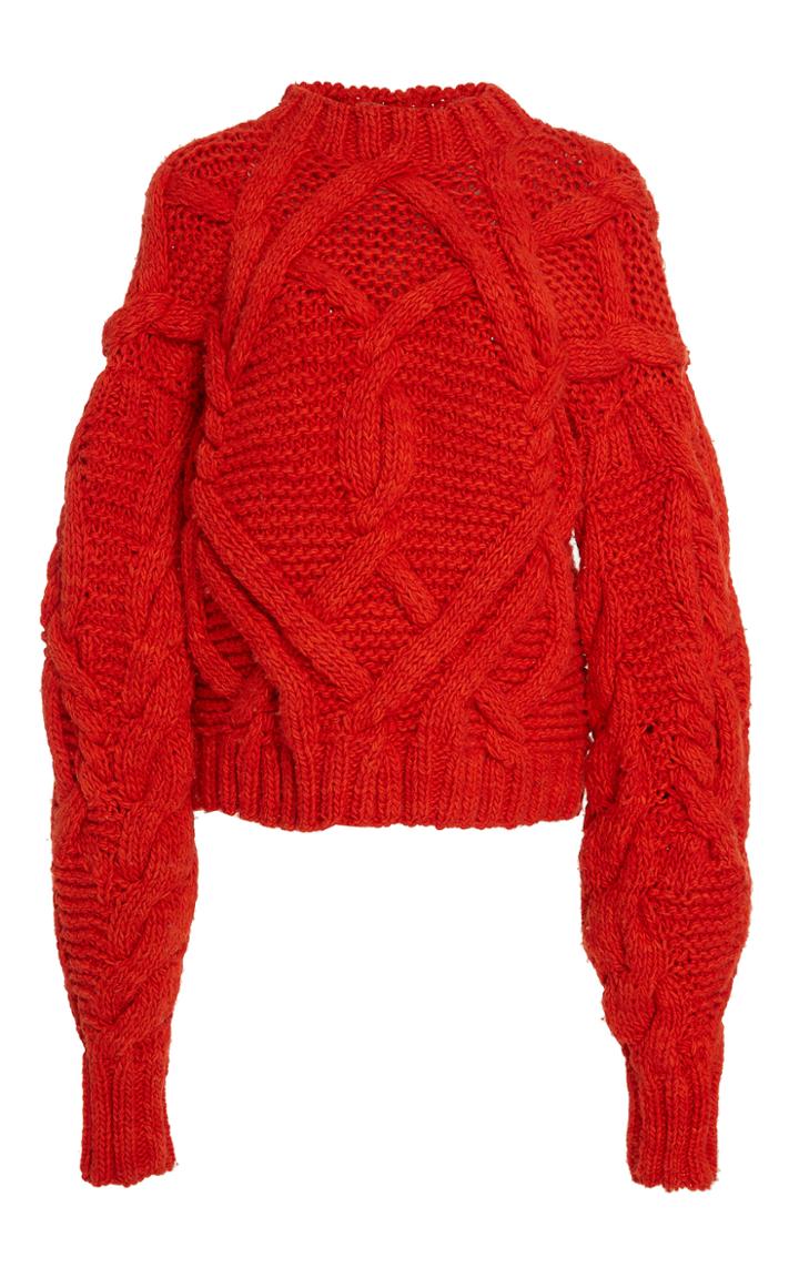 Ulla Johnson Pilar Cable Handknits Pullover