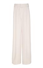 Vince Belted Crepe Wide-leg Pants