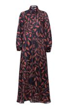 Moda Operandi Dorothee Schumacher Graphic Ray Silk Midi Dress Size: 0