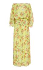 Eywasouls Evelyn Smocked Silk Dress