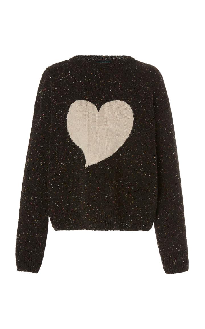 Alexachung Intarsia Knit Wool Blend Sweater Size: Xs