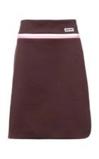Moda Operandi Miu Miu Logo Fleece Skirt