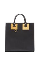 Sophie Hulme Large Black Square Albion Tote