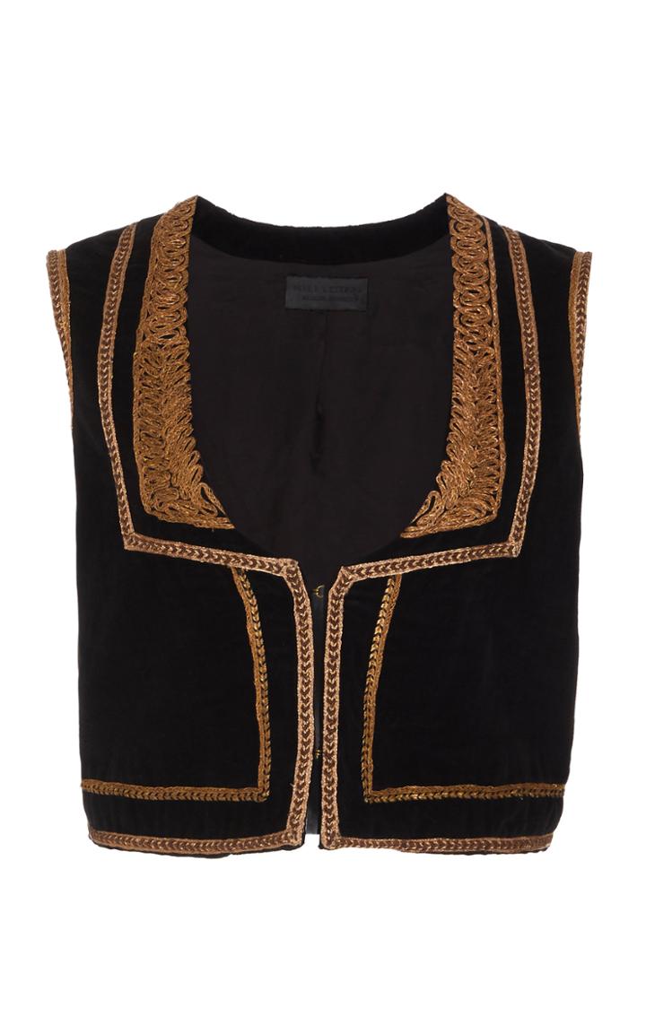 Nili Lotan Griffin Cotton Moroccan Vest