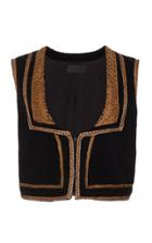 Nili Lotan Griffin Cotton Moroccan Vest