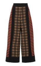 Temperley London Yukata Knit Cotton-blend Culottes