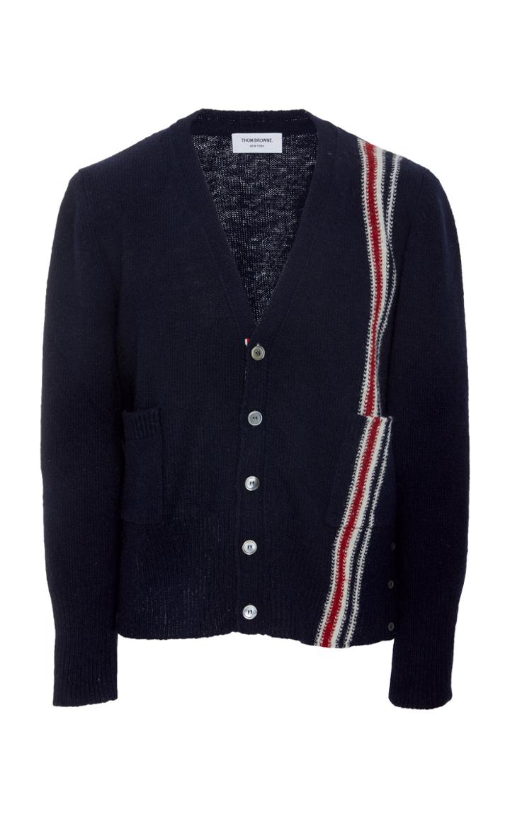 Thom Browne Classic Jersey V-neck Cardigan