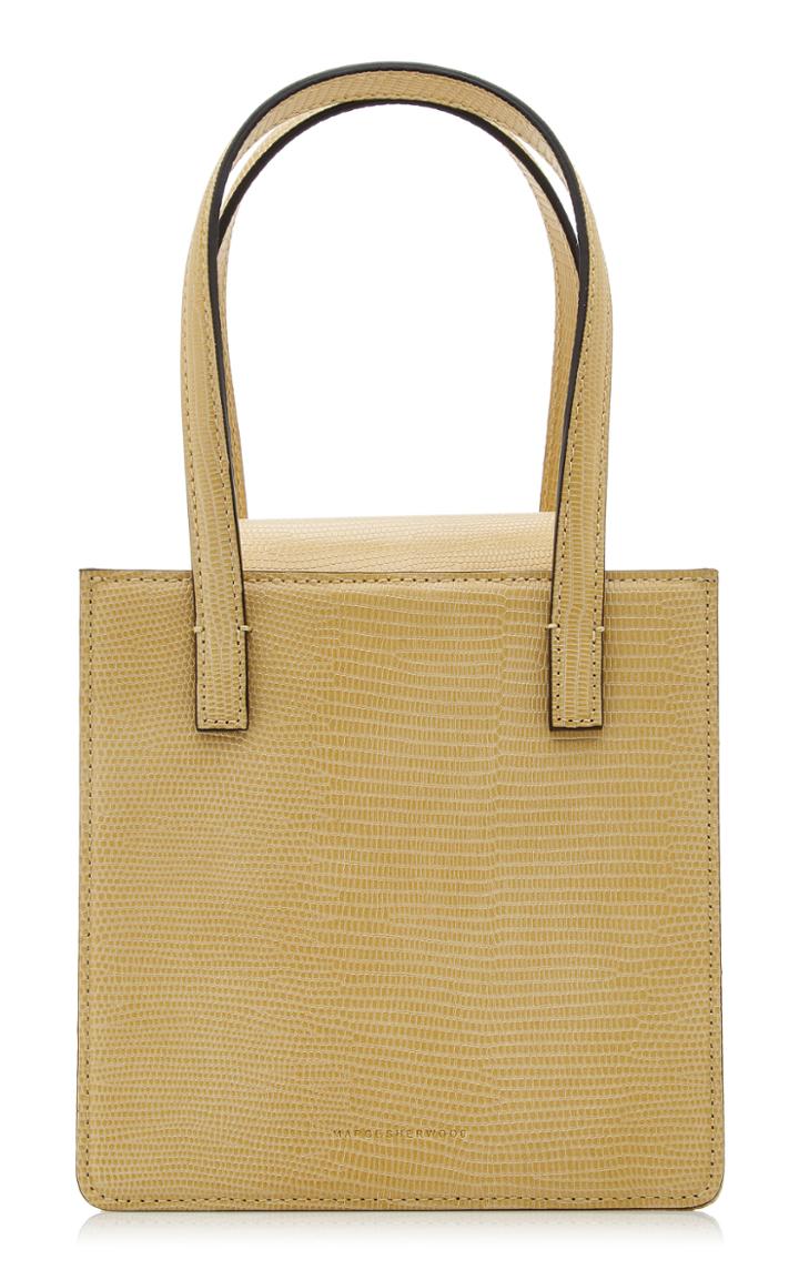 Marge Sherwood Embossed Mini Leather Top-handle Bag